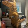 Adult inflatable costume dinosaur Image 2