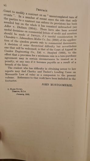 Steven's Mercantile Law. Bt John Montgomery. Twelfth Edition. Hardback In Good Condition. 1955. 33.