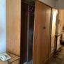 Huge quality vintage wooden wardrobe with full mirror Image 4