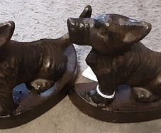 Nice vintage collectable dog door stop's