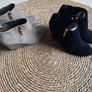Clarks plus Lorenzo Ocean Black Suede wedge booties Image 6