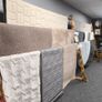Shop fittings chandler stand with electrical wiring + rug stands Image 6