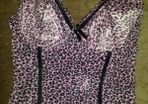 Brand new Okay  leopard print corset size UK18/20 cup UK42D EUR95D Postage included