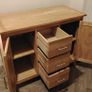 Oak 3 drawer sideboard Image 3