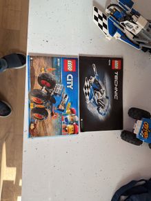 lego 60180 and 42045 with manuals