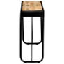 Console Table 140x35x76 cm Solid Rough Mango Wood Image 3