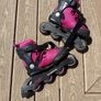 Adjustable K2 Marlee Girls Inline Skates - Pink/Black - Size 32/37 Image 5