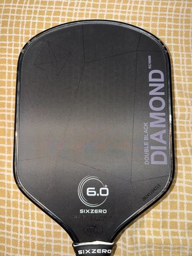 Six Zero Double Black Diamond Control 16mm Pickleball Paddle