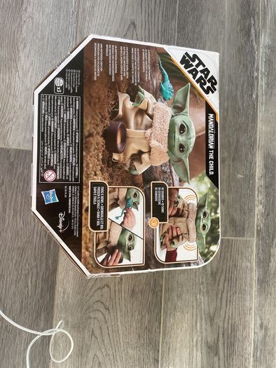 Mandalorian and grogu doll