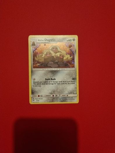 Alolan Dugtrio McDonald's 2019 Pokemon Card