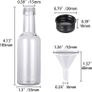 50PCS 50ML Liquor Bottles, Plastic Empty Spirit Bottles with Aluminum Lids and Clear Funnel, Reusable Transparent Sauce & Liquor Bottles for Liquid storage (FREE POSTAGE) Image 2