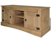 TV Cabinet Mexican Pine Corona Range 120x40x52 cm
