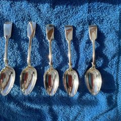 5 Daniel and Arter Antique spoons