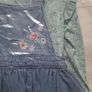 Baby girls denim pinafore Image 3