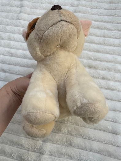 Ty Beanie approx. 8" Houghie the Bulldog Plush Used Please see photos