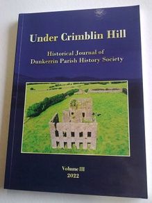 Under Crimblin Hill Dunkerrin Parish History Society 2022 Ireland Irish Offaly