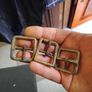 75 Brass metal horse harness Buckles Image 7
