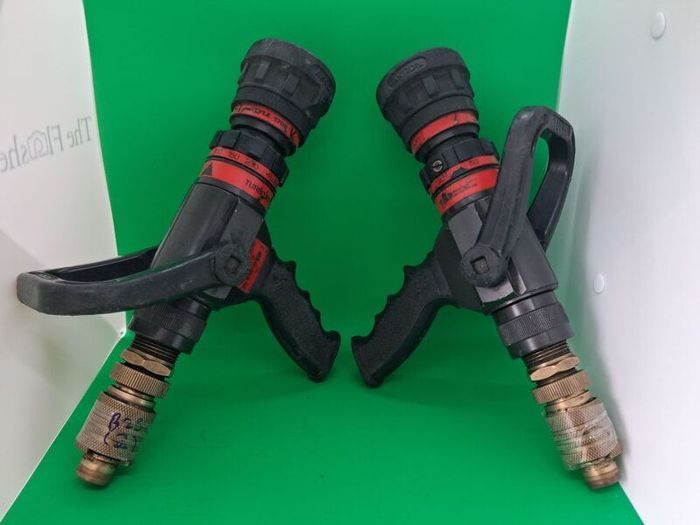 Postage - 2 X Akron Style 1702  Fire Fighting Nozzle