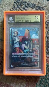 One Piece OP09-001 Shanks Promo BGS 10 Pristine Collector Card