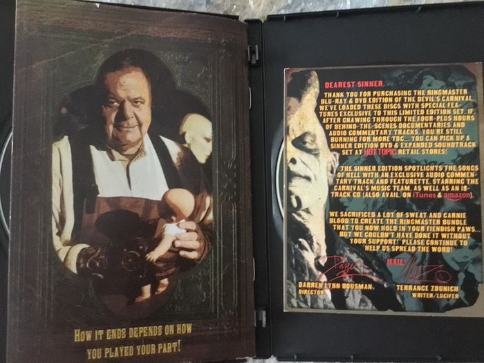 The Devils Carnival Blu Ray Limited Edition 6412/6660