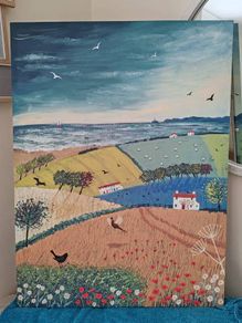 Canvas print "Sea Breeze" by Jo Grundy