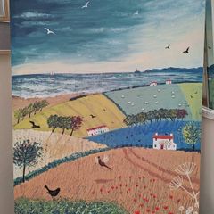 Canvas print "Sea Breeze" by Jo Grundy