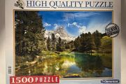Clementoni 31680 Jigsaw Collection l. The Blue Lake 1500 Pieces, Multi Colour New and sealed.