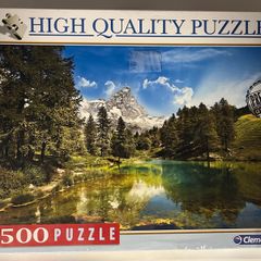 Clementoni 31680 Jigsaw Collection l. The Blue Lake 1500 Pieces, Multi Colour New and sealed.