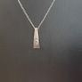 Silver Necklace & Drop Pendant in Pres. Box Image 2