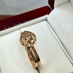Diamond Interlocking Ring