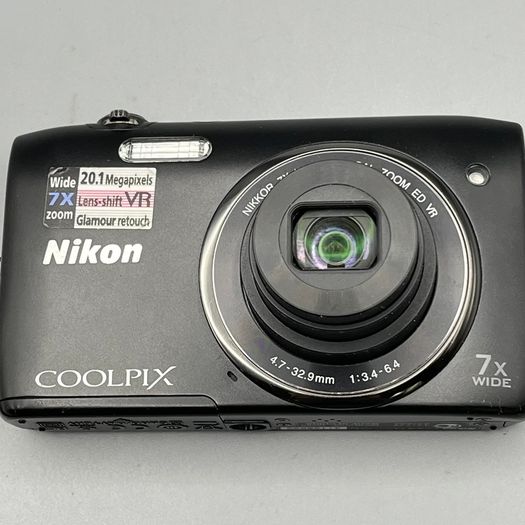 Nikon COOLPIX S3500 20.1MP - Digital Camera Black - Full Kit