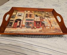 Vintage Pimpernel Parisian Scenes Lap Tray NEW