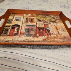 Vintage Pimpernel Parisian Scenes Lap Tray NEW