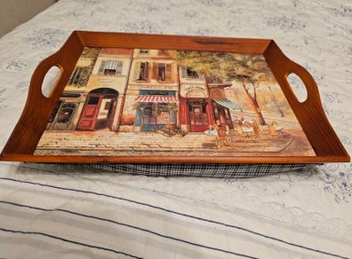 Vintage Pimpernel Parisian Scenes Lap Tray NEW