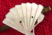 1920's antique mother of Pearl brooch