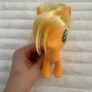 My Little Pony G4 Friendship Is Magic Applejack approx. 6 Her hair in some kind of glue Used Please see pictures Image 5