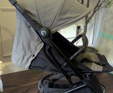 cybex breezy stroller, foot muff, cup holder and rain cover