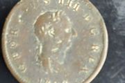 England  1806 George 3rd Half Penny  Coin Fine condition