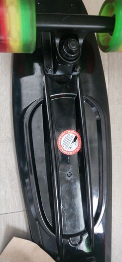 Sunset Led Light Complete Cruiser Skateboard - Black Rasta NRP 120 Eur