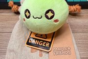 MapleStory Green Slime Plush with Pouch &amp; Tags - Lotte World Korea