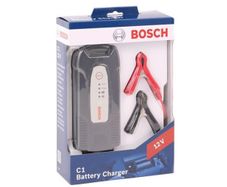 Bosch C1 - Intelligent and Automatic Battery Charger - 12V / 3,5A - for lead-acid batteries, GEL, Start/Stop EFB for motorcycles, cars and light commercial vehicles