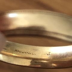 14k gold Artcarved ring