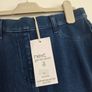 UK14 Petit, Next Blue Full Length Jersey Denim Leggings - NEW Image 4