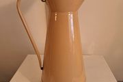 Tall Enamel Water Pitcher