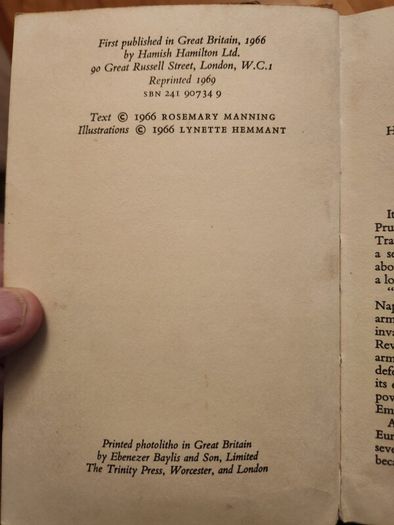 Boneywas A Warrior. By Rosemary Manning. Hardback With Dustjacket In Fair Condition.