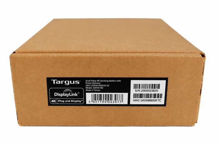 Targus DOCK180EUZ-52 Dual 4K Docking Station with Power Delivery
