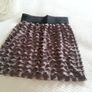 Grey RaRa Skirt with Black Waistband - Size 8 Image 3