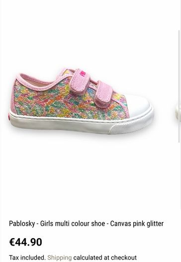 New Pablosky multi colour canvas shoes