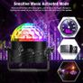 Disco Lights, 360 Rotation Sound Activated Portable  Disco Ball Lights with 4M/13ft USB Power Cable, 3W RGB Party Lights with Remote Control for Birthday/Family Gathering/Party/Home Image 2