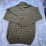 Vintage Mariatex 100% Alpaca Wool Jumper Mens M/L Peru Quarter Zip Olive Image 8